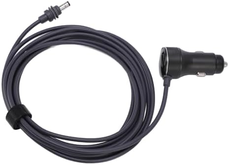 Estink 300cm Car Charger Cable, Rubber Material, PD QC3.0 Fast Charging Ports, 12V to 24V for Mini Vehicle Equipment