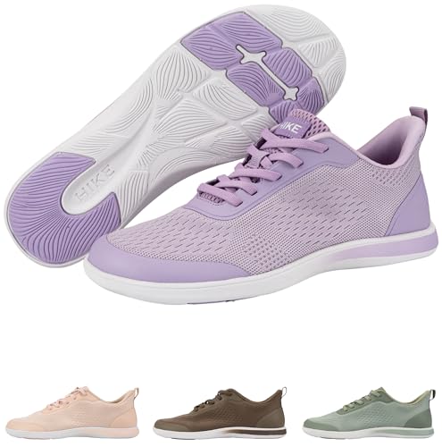 Hike Footwear Flame - Healthy Barefoot Shoes for Women Slip-On & Zero Drop Sole Lightweight Wide Toe Box Minimalist Walking Shoes for Comfort and Natural Movement