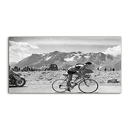 Tableau Tour de France en verre pour sublimer le mur d'une chambre ou d'un salon
