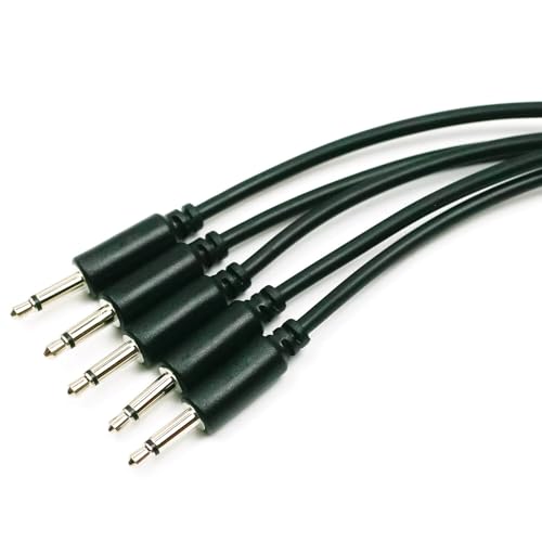 Câbles de patch Eurorack 3.5mm noirs pour organiser votre studio modulaire