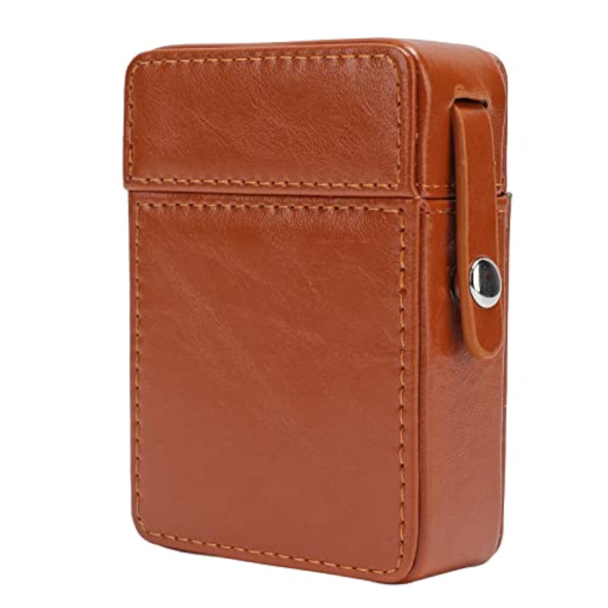 PU Leather Cigarette Case, Comfortable Grip for Gifts