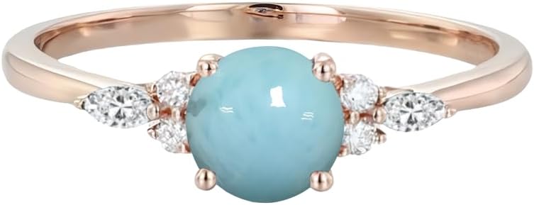 1ct Round Cut Engagement Rings for Women Gemstone Rings for Women 10K 14K 18K White Yellow Rose Gold Wedding Ring Anniversary Promise Ring