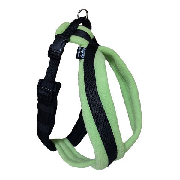 Cosydogs Fleece Dog Harness in Lime Green: Size 6