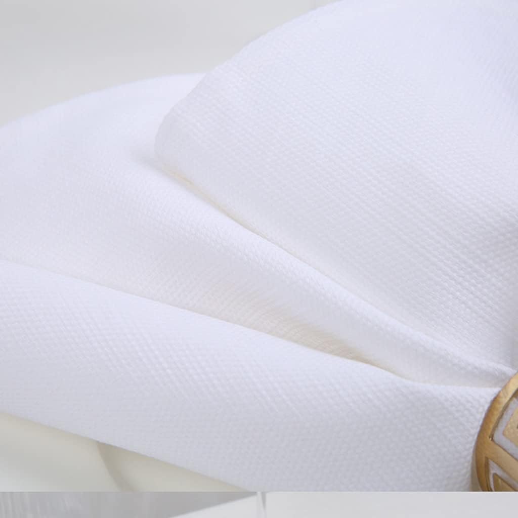 Cotton Linen Napkins Placemat Soft Dining Table Mat Check Napkin Fabric