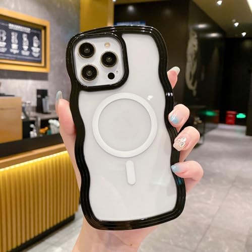 Coque iPhone 11 13 12 14 Pro Max cadre ondulé pour recharger sans fil au quotidien