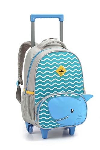 Seanite, Mochila Infantil De Rodinhas Zoop Tubarãozinho, Aventura E Estilo Em Cada Rodinha!