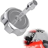 Fuel Cap CNC Billet Gas Tank Cap with Anti-Leak Vent Tube Fits for 50cc 70cc 90cc 110cc 125cc Coolst