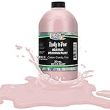 Pouring Masters Cotton Candy Pink Ready to Pour Acrylic Pouring Paint - Premium 32-Ounce Pre-Mixed Fluid Acrylic Paint - Fluid Art Supplies for Canvas, Wood, Paper, Tile & Rocks