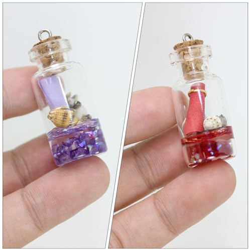 Colgantes de botella pequeños para diseñar tus propias joyas hechas a mano 7