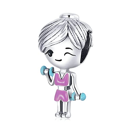925 Sterling Silver Girl Charm Child Charm Birthday Charm Boy Charm Family Charm Mother Charm for Pandora Charm Bracelet
