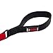Franklin Pet Supply Co. Nylon Dog Leash - 4 Foot Dog Leash with Shok-Tek Bungee - Prevents Jumping and Pulling - Bright-Color Nylon for Night Visibility - Red