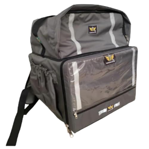 Bag/mochila Para Delivery Isopor Laminado 45l - Cinza