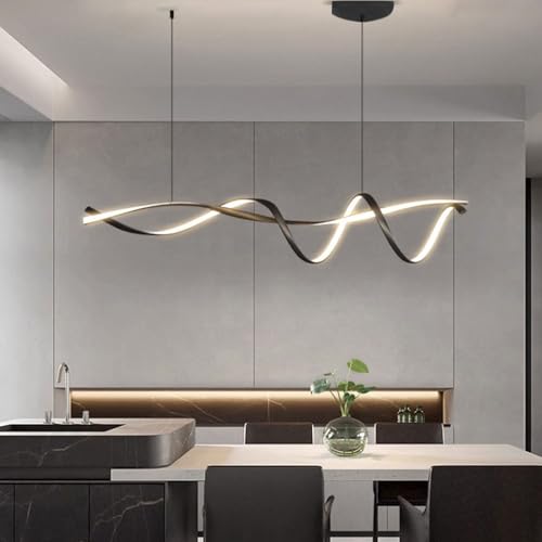Lampe suspendue LED à intensité variable pour table longue
