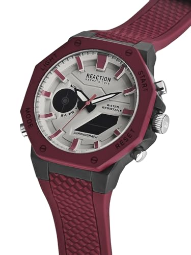 Image of Kenneth Cole Reaction Digi-Analog Grey Dial Watch for Men - KRWGP0069107