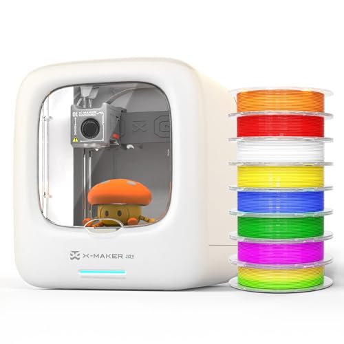 3D Printer for Kids, Beginner 3D Printer with 8 PLA Filament Set, Huge Toy Library & Modify, Wi-Fi & App Control, Create