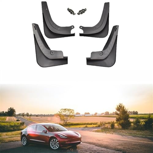 Garde-boue pour Tesla Modèle 3 2016-2019 : Finition premium et ajustement parfait