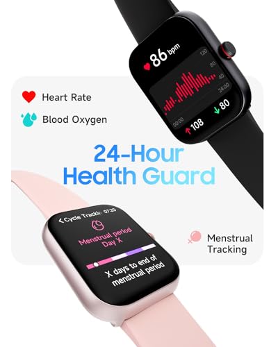Toobur Smart Watch For Men Women, Alexa Built-In, Answer/Make Calls, 1.91 Inch Hd Screen Fitness Watch, Ip68 Waterproof, 100 Sports, Heart Rate Monitor, Sleep Tracker, Smartwatch Compatible Android Ios thumb #2
