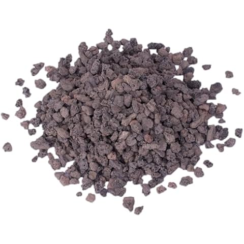 HOT SEAL 1.9 Lb Black Lava Rocks 1/3", Granules Natural Volcanic Stone for Succulent Cactus Bonsai Potting, Decorative Lava Gravels for Plant Soil Cover Fairy Gardening Top Dressing Cover