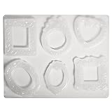 Rayher 36008000 - Marco de Fotos Molde, 6 diseños, 6 1/2 a 8 - Tamaño 23,2 x 7,2 cm