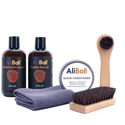 AliBall Baseball Glove Maintenance Kit for Baseball/Softball Gloves, All-in-One Solution