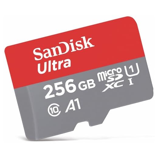 SanDisk - SDSQUAR-256G-GN6MA - Carte Mémoire MicroSDHC Ultra 256GB avec Vitesse de Lecture Allant jusqu'à 100MB/S, Classe 10 (Nouvelle Version)
