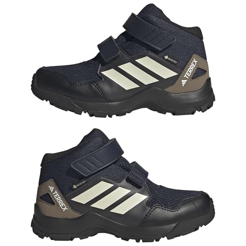 adidas Mixte Enfant Terrex Skychaser Mid Gore-Tex Hiking Kids Shoes, Legend Ink/Wonder White/Khaki Six, 36 EU