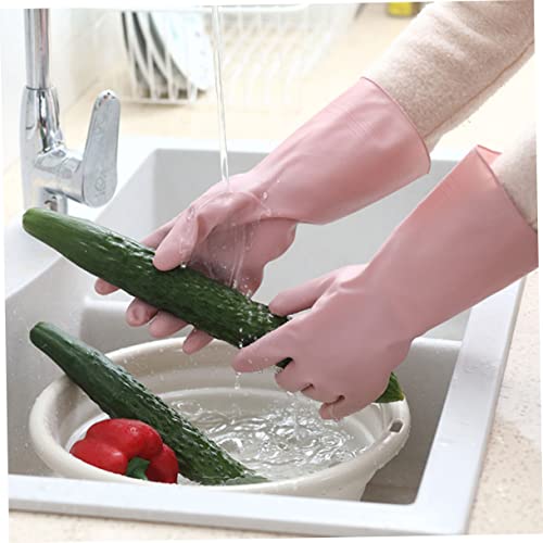 ABOOFAN Luva De Trabalho 1 Luvas De Cozinha Luvas De Limpeza De Borracha Tarefas Luvas De Borracha A