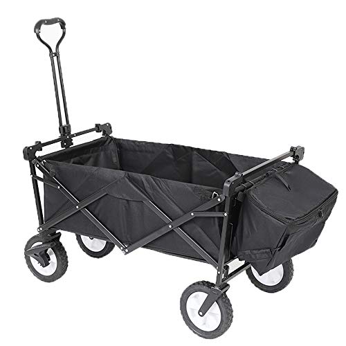 LIBWX Nouveau Design Chariot Portable à Quatre Roues, Chariot Utilitaire extérieur Pliable Pliable, Chariot Domestique avec Acier résistant,E#