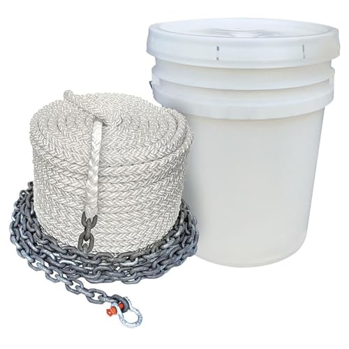 Seachoice Anchor Rode Windlass w/Chain 1/2 in. X 200 Ft. 8 Plait