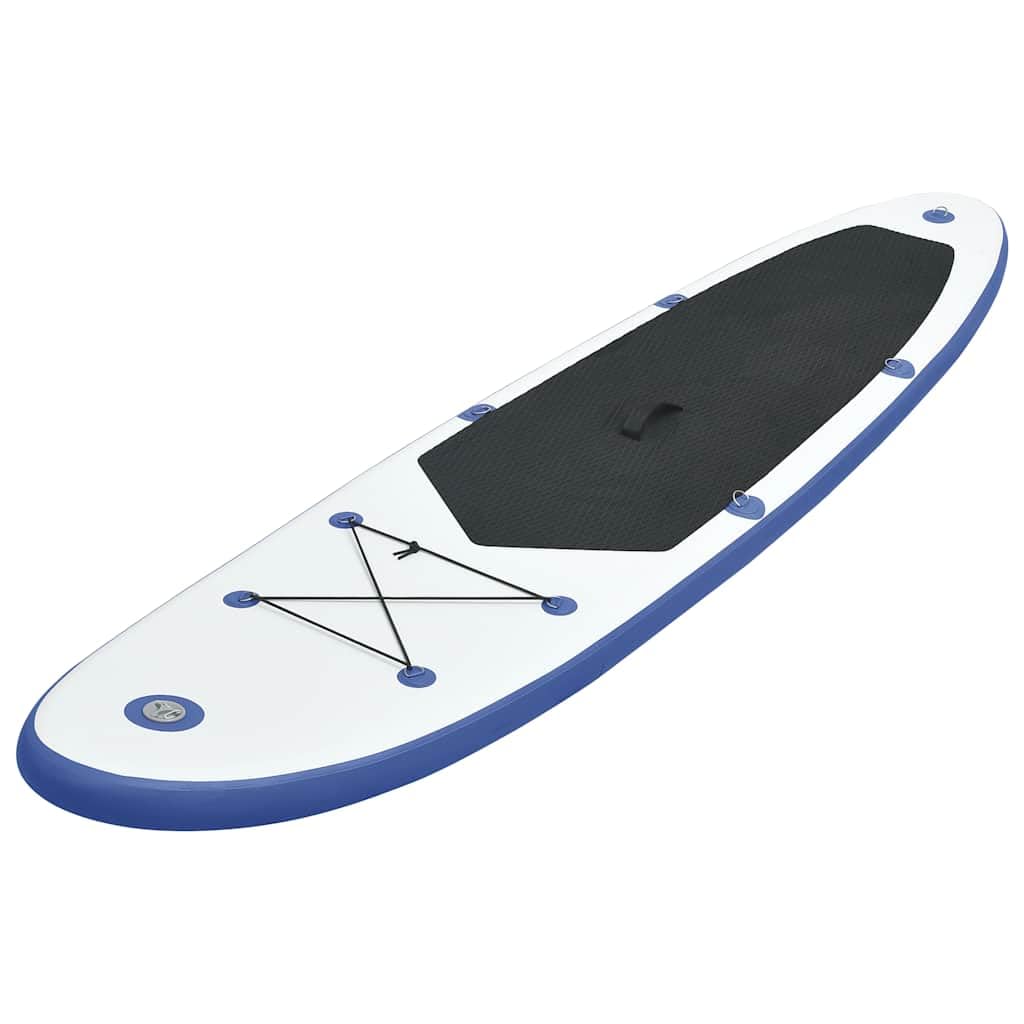 aphrophina Enjoyable Inflatable Stand Up Paddle Board Set, Blue and White, Lightweight with High Pressure Hand Pump and Accessories