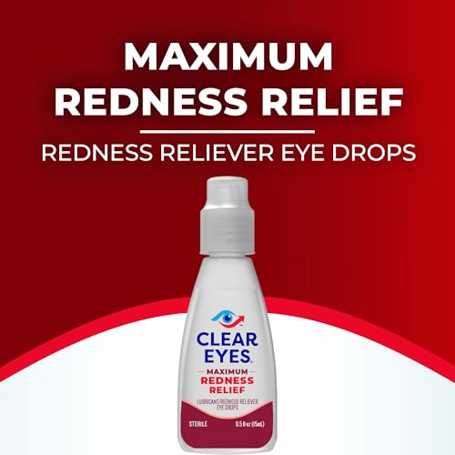 Clear Eyes Maximum Redness Eye Relief Eye Drops, 0.5 Fl Oz, Pack of 3 - Thumbnail 6