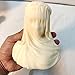 Veiled Lady Candle Mold, Silicone Veiled Female Bust Veiled Lady Bust Veiled Maiden Bust Sculpture Statue Mold DIY Candle Hand Soap Making Mold Resin Molds Clay Plaster Craft Mould (S)