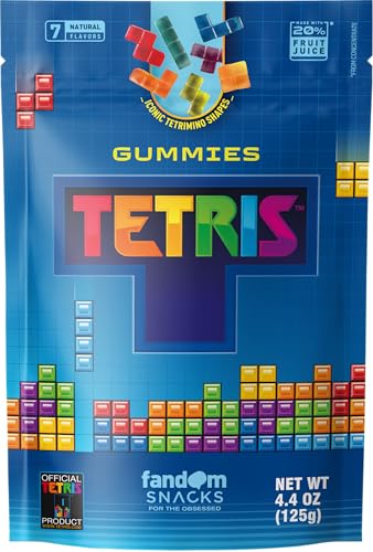 Gomitas Tetris Fandom Snacks 7 Sabores Naturales