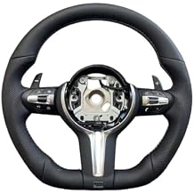 Compatible With Bmw F30 F10 F31 F20 E90 Steering Wheel Suitable Is Made Of Leather Material And Sports Car AccessoriesM3 no airb-ag black