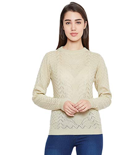Acrylic Round Neck Sweater at Amazon 