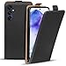 Verco Flip Cover für Samsung Galaxy A35 5G Case, Flipstyle Schutzhülle für Samsung A35 5G Hülle Tasche vertikal klappbare Handyhülle, Schwarz Baby,Schwarz günstig Kaufen-Verco Flip Cover für Samsung Galaxy A35 5G Case, Flipstyle Schutzhülle für Samsung A35 5G Hülle Tasche vertikal klappbare Handyhülle, Schwarz