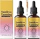 2 Stück Bräunungstropfen zum Trinken, Sunless Tanning Drops, Selbstbräuner Für Körper Und Gesicht, Ohne Sonnenschäden, Schnelle Bräunung