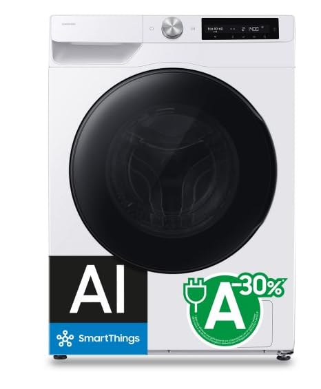 Lavadora Secadora Samsung 9Kg/6Kg 1400RPM Blanca - WD90HG6U94BEU3
