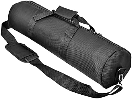 Speaker Stands Carrying Bag Photographic Tripod Carrying Case Thick Black Oxford Cloth Waterproof Foldable Storage Bag for Speaker Stand/Microphone Stand/Lighting Stand/Tripod 47.2“X8”