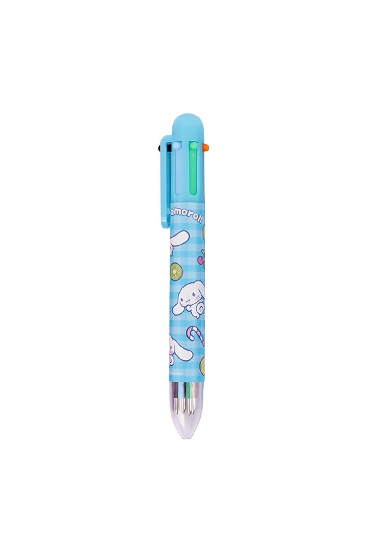 Miniso Sanrio Lisanslı 6 Renkli Çoklu Kalem (0,8Mm) - Cinnamoroll