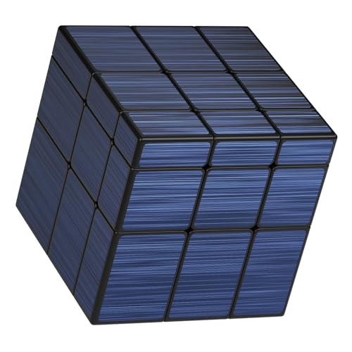 Vdealen Speed Cube Magique 3x3x3 Miroir Cube de Vitesse, Mirror Magic Cube Puzzle pour Débutants et Utilisateurs Avancés, Cadeau pour Enfants Les Adolescents...