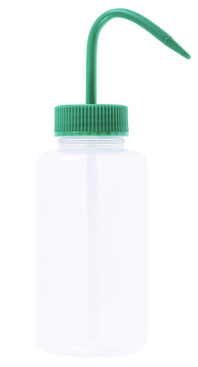 RS PRO Polyethylen Laborflasche 500ml, Ø 13 mm Spritzflasche Weithalsig, Packung a 5 Stück
