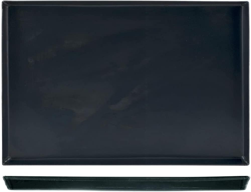 Pentole Agnelli Pastry & Pizza Line Steel Rectangular Baking Pan, Dimension 55 x 38 x 3 cm, Blue, Black