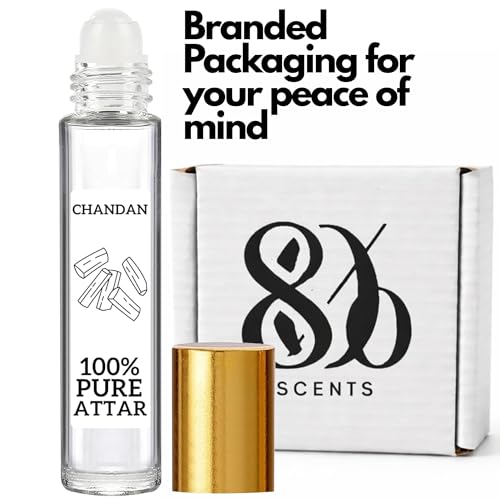 Image of 80% Scents Chandan Attar Original 6ml | Attar Perfume for Men