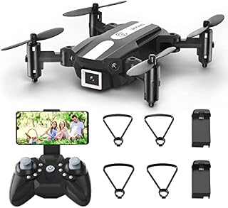 Wipkviey T25 Mini Drone for Kids with Camera - 1080P HD RC Drones for Adults Beginners, RC Quadcopter Toys w/2 Batteries and Carrying Case , Birthday Christmas Gifts for Boys Girls
