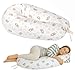 baby idea - Babysanity Cuscino Gravidanza per Dormire e Allattamento – Supporto per Neonato - Forma Ergonomica XXL - Federa Sfoderabile e Lavabile 100% Cotone – Made in Italy (Orsetto Azzurro) immagine
