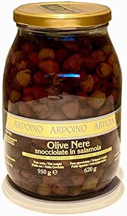 Amazon ブラックオリーブ塩漬け 種なし アルドイーノ社 イタリア産 6g レストラン直営 イタリア屋タニーチャ 野菜の缶詰 瓶詰 通販