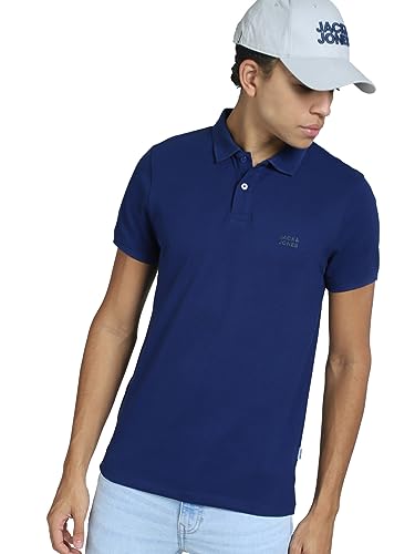 Image of Jack & Jones Slim Fit T-Shirt(12250244 Blue Depths L)