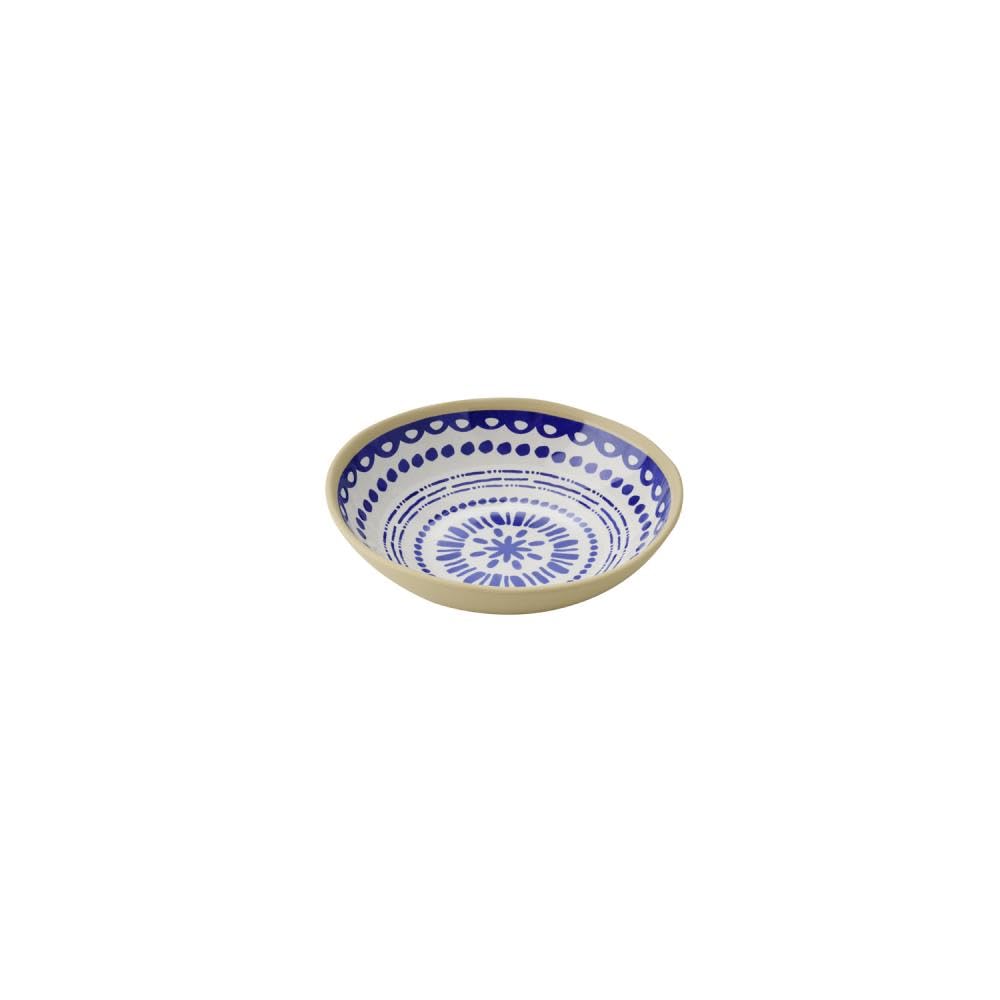 APS 85450 Bowl Floryn Melamine Blue/White/Beige, Diameter 19 cm, 0.45 litres
