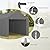 GOJOOASIS Car Port Canopy Tent Carport 10'x20' Car Tent Portable Garage, Tents for Car Waterproof & UV Protected for Wedding, Garden Shelter, Storage Shed (Gray)